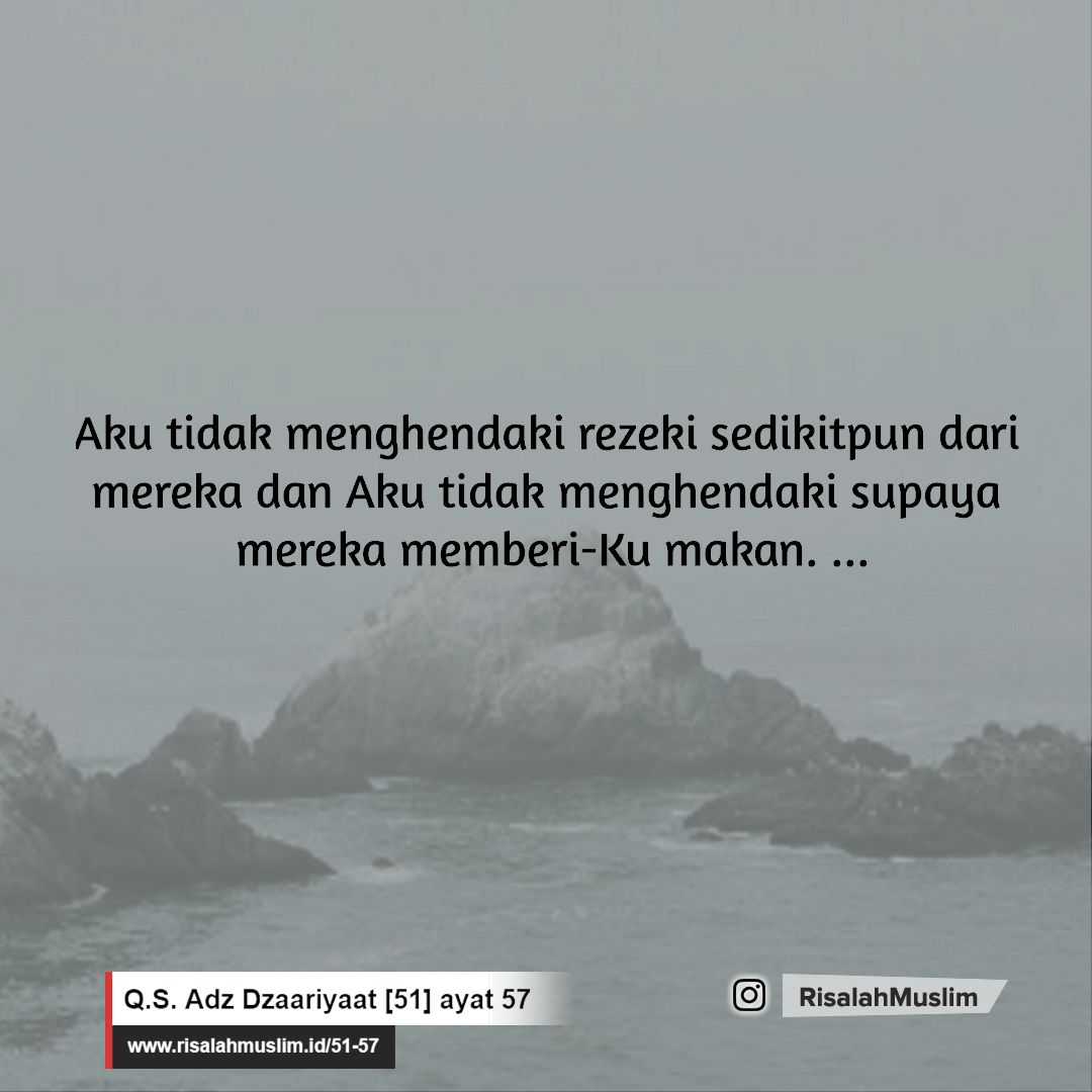 Detail Surat Adz Dzariyat Ayat 56 Nomer 24