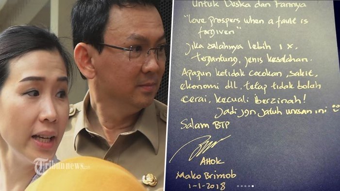 Detail Surat Ahok Dari Dalam Penjara Nomer 16