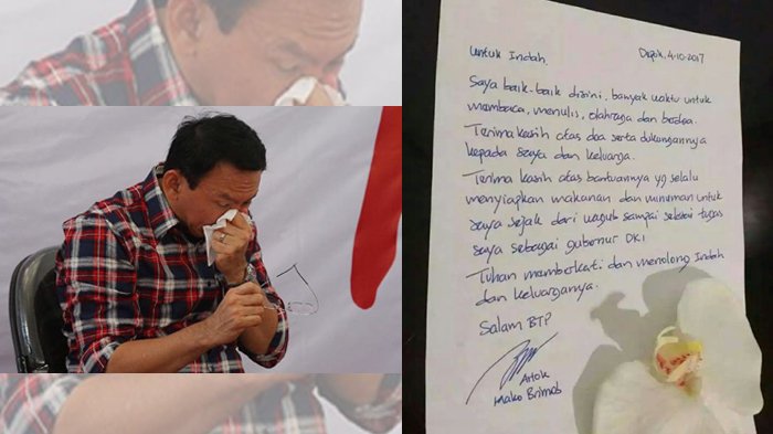 Detail Surat Ahok Dari Dalam Penjara Nomer 22