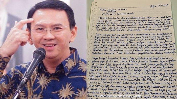 Detail Surat Ahok Dari Dalam Penjara Nomer 6