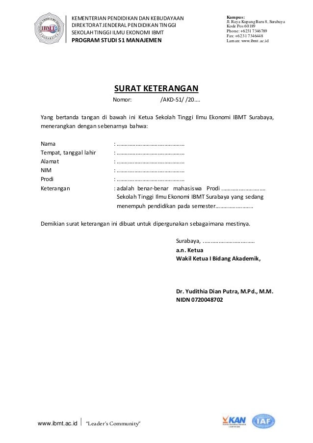 Detail Surat Aktif Kuliah Nomer 19