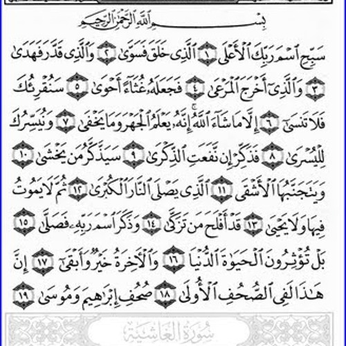 Detail Surat Al A La Nomer 2