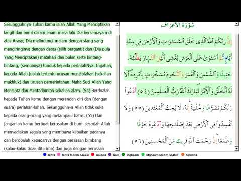 Detail Surat Al A Raf 54 Nomer 9