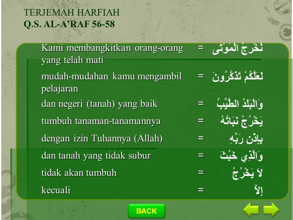 Detail Surat Al A Raf Ayat 56 Nomer 38