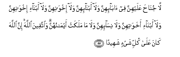 Detail Surat Al Ahzab Ayat 59 Nomer 33