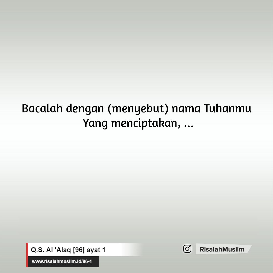 Detail Surat Al Alaq Ayat 1 Nomer 50