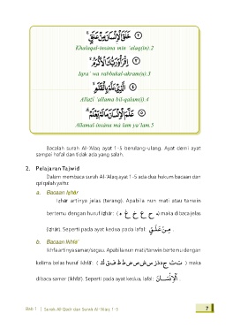 Detail Surat Al Alaq Dan Tajwidnya Nomer 41