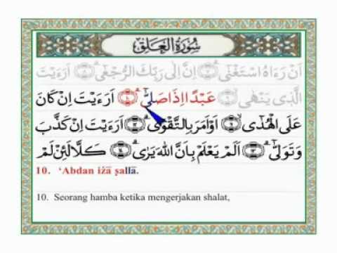 Detail Surat Al Alaq Latin Saja Nomer 9