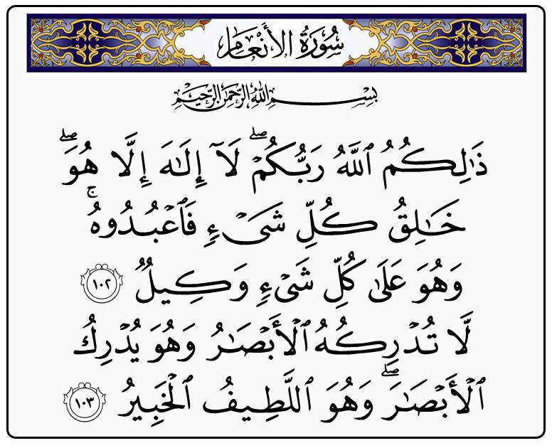 Detail Surat Al An Am 103 Nomer 15