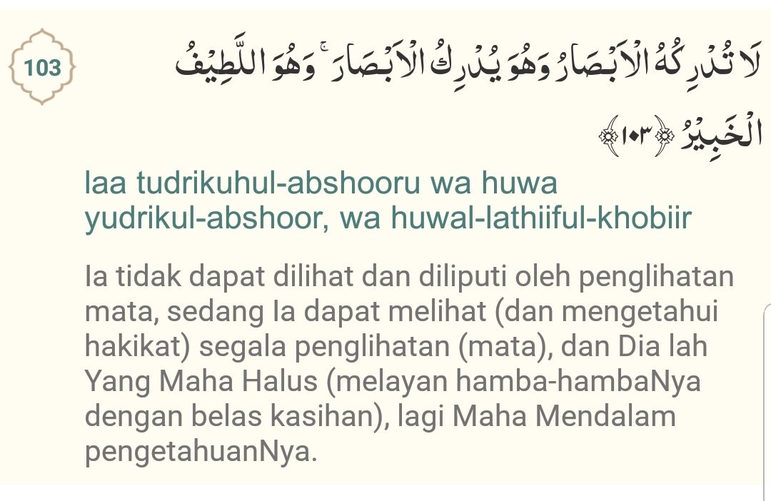 Detail Surat Al An Am 103 Nomer 7