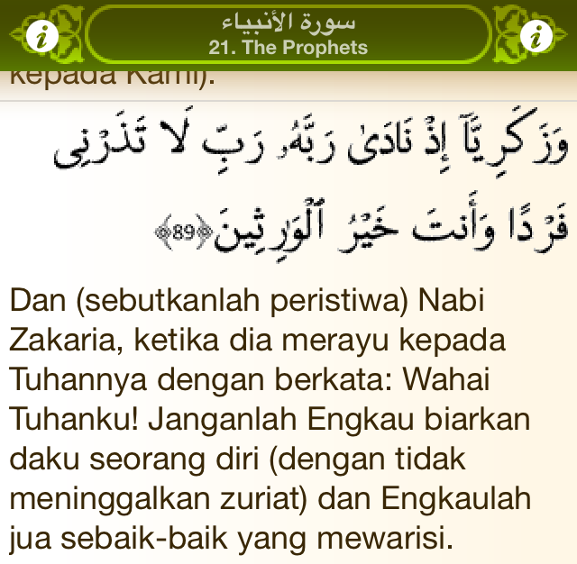 Detail Surat Al Anbiya Ayat 89 Tentang Jodoh Nomer 8