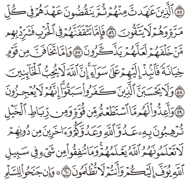 Detail Surat Al Anfal Ayat 1 Nomer 40