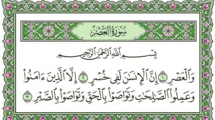 Surat Al Ashr Urutan Ke - KibrisPDR