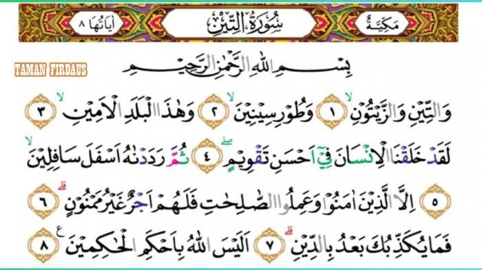 Detail Surat Al At Tin Nomer 2