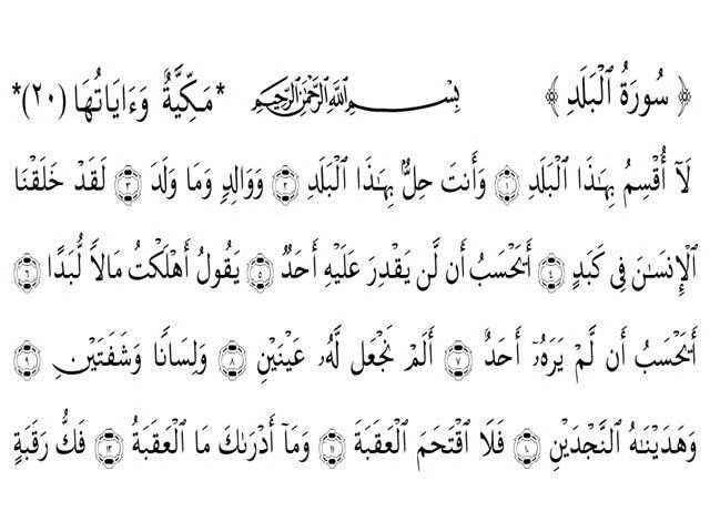 Detail Surat Al Balad Latin Nomer 6