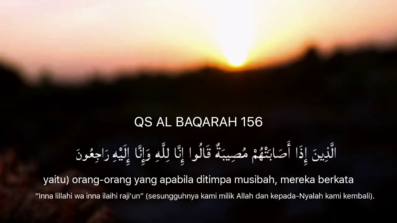 Detail Surat Al Baqarah 156 Nomer 2