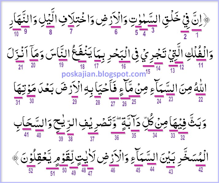 Detail Surat Al Baqarah 164 Nomer 26