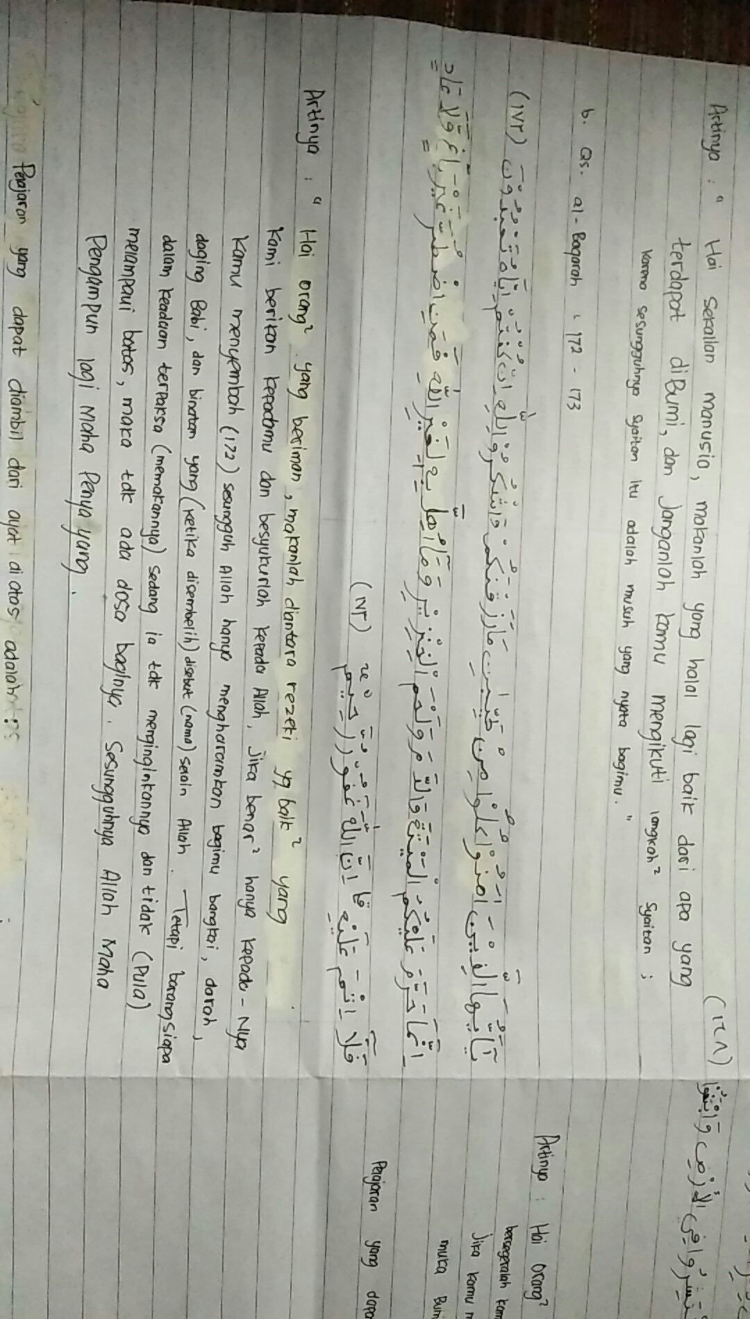 Detail Surat Al Baqarah 173 Nomer 42