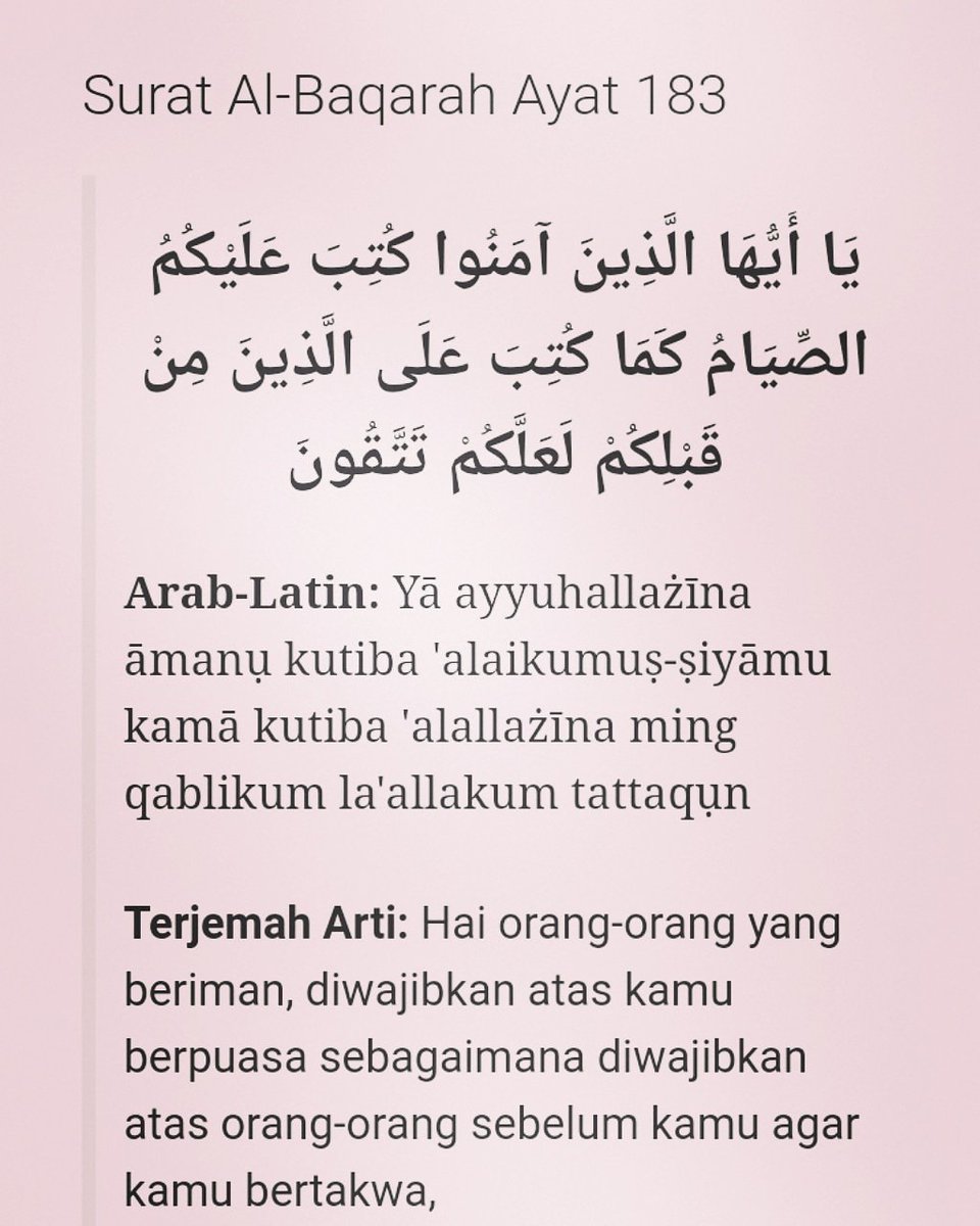 Detail Surat Al Baqarah 183 Nomer 16