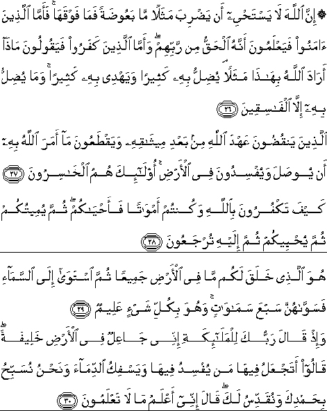 Detail Surat Al Baqarah 30 Nomer 46