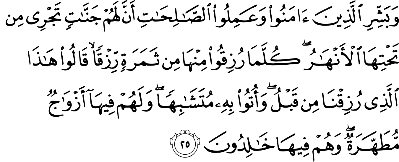 Detail Surat Al Baqarah Ayat 1 Sampai 30 Nomer 25