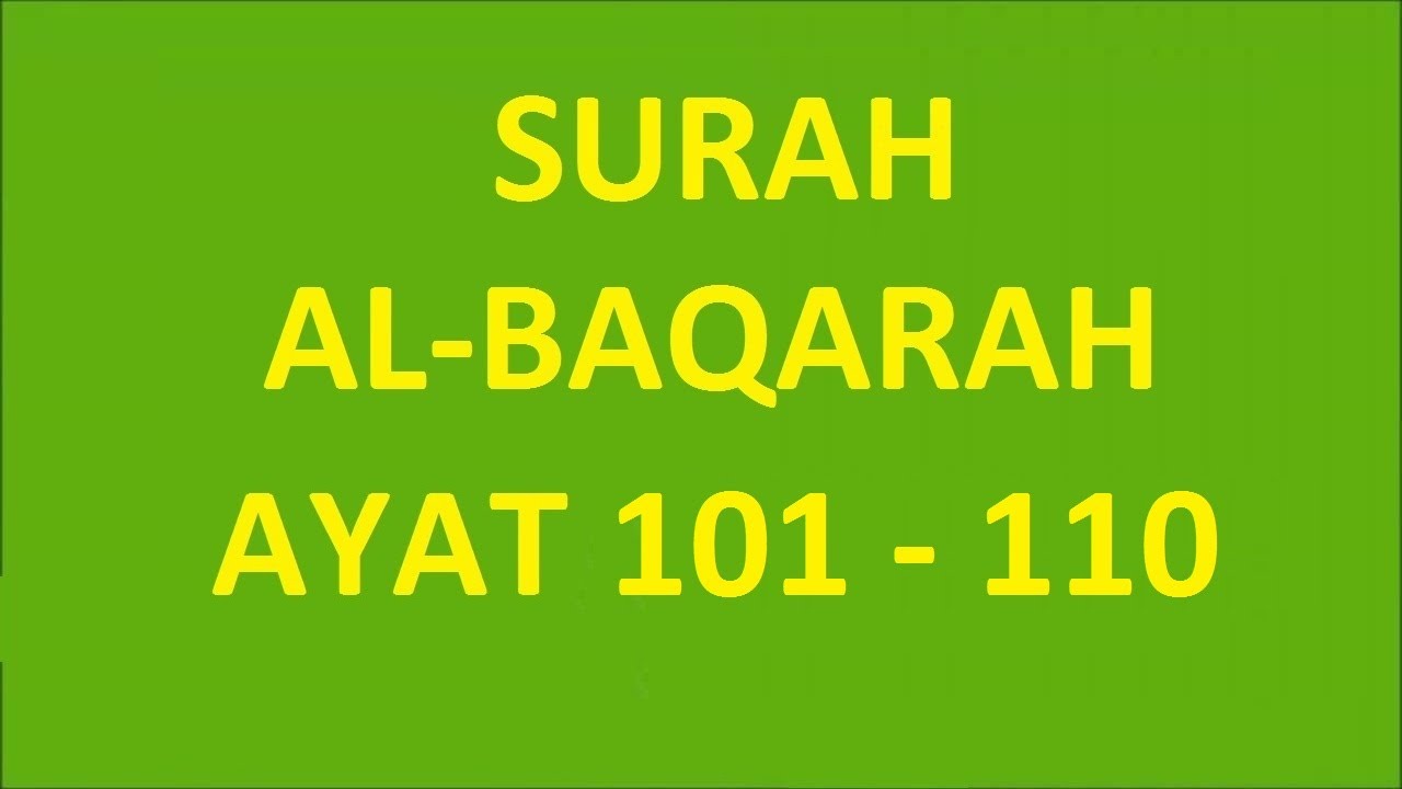 Detail Surat Al Baqarah Ayat 101 Nomer 15