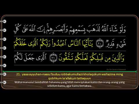 Detail Surat Al Baqarah Ayat 11 20 Latin Nomer 21