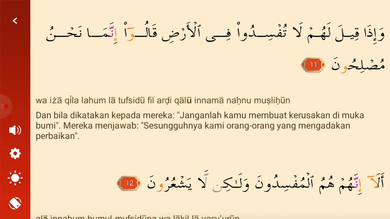 Detail Surat Al Baqarah Ayat 11 20 Latin Nomer 4