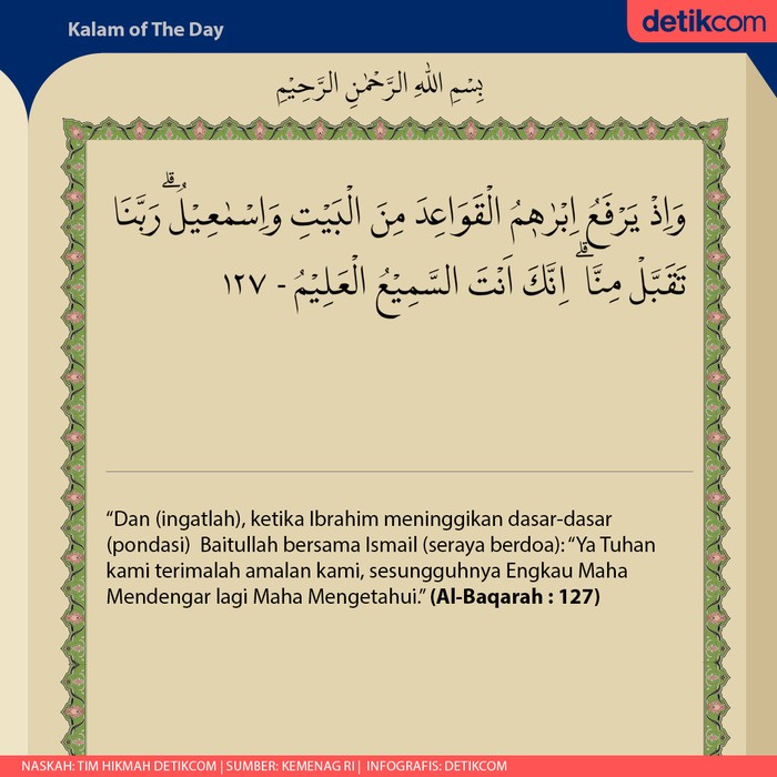 Surat Al Baqarah Ayat 127 - KibrisPDR