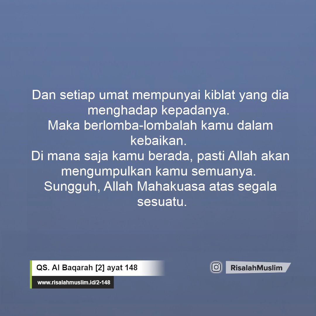 Detail Surat Al Baqarah Ayat 148 Nomer 53