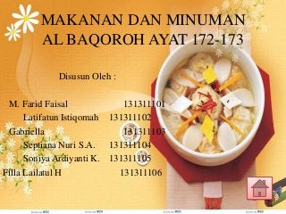 Detail Surat Al Baqarah Ayat 172 173 Nomer 39