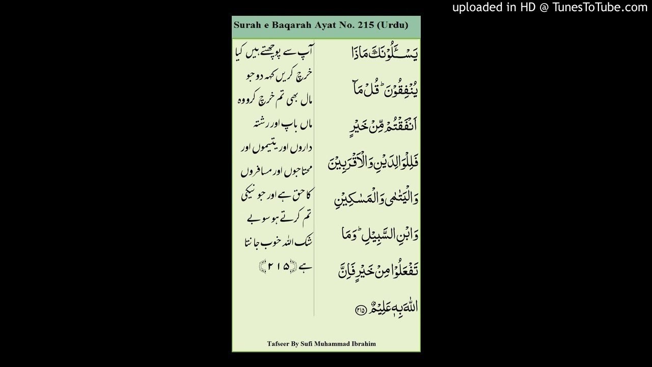 Detail Surat Al Baqarah Ayat 215 Nomer 34