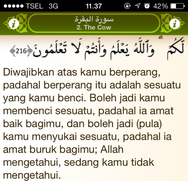 Detail Surat Al Baqarah Ayat 216 Dan Terjemahannya Nomer 11