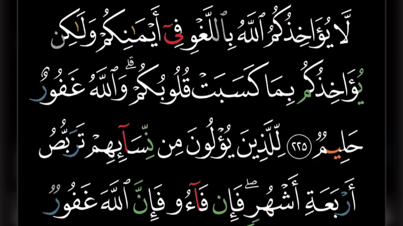 Detail Surat Al Baqarah Ayat 225 Nomer 4