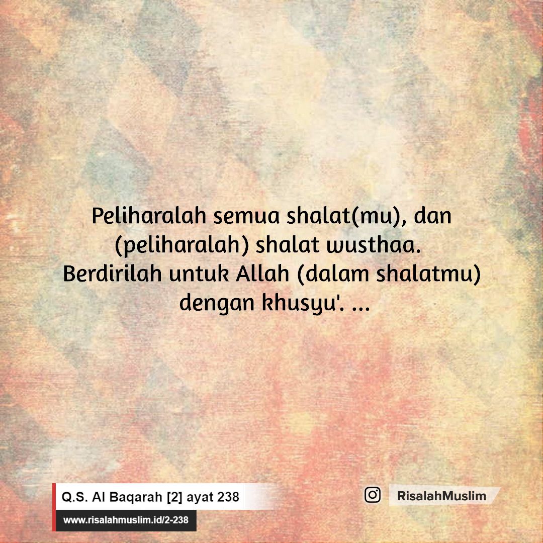 Detail Surat Al Baqarah Ayat 238 Nomer 9