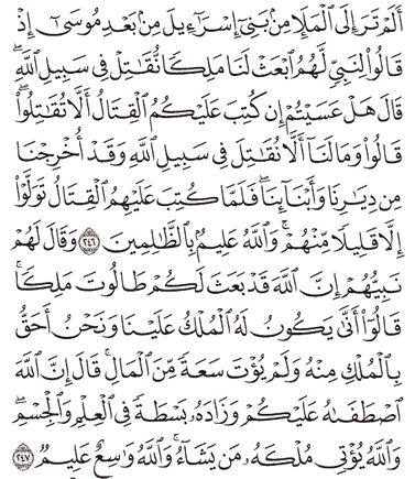 Detail Surat Al Baqarah Ayat 250 Nomer 28