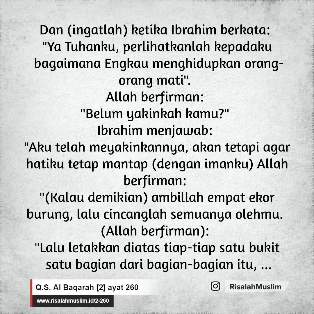 Detail Surat Al Baqarah Ayat 260 Nomer 9