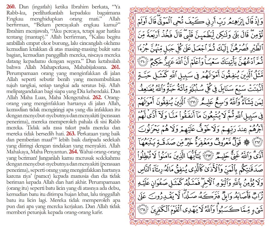 Detail Surat Al Baqarah Ayat 260 Nomer 6