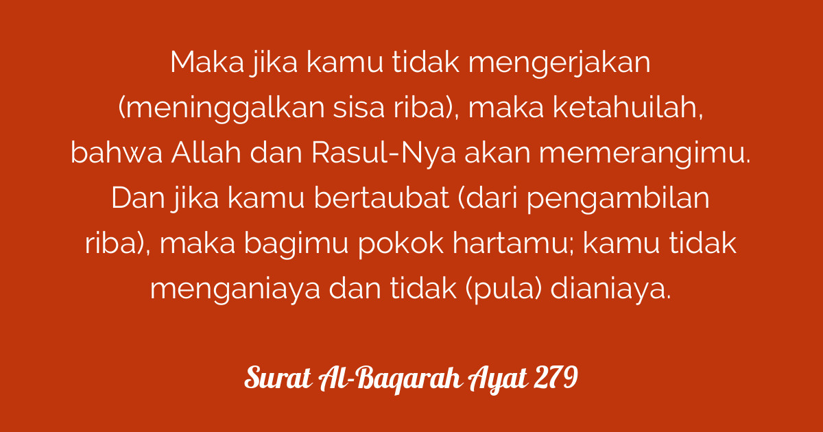 Detail Surat Al Baqarah Ayat 279 Nomer 21