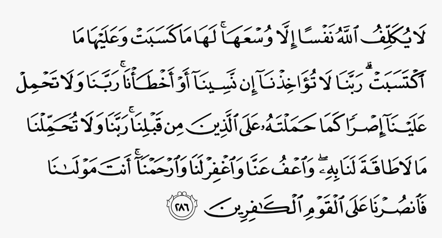 Detail Surat Al Baqarah Ayat 284 Sampai 286 Nomer 14