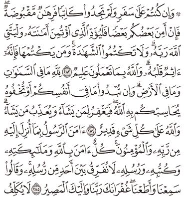 Detail Surat Al Baqarah Ayat 286 Nomer 27