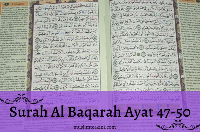 Detail Surat Al Baqarah Ayat 49 57 Nomer 44
