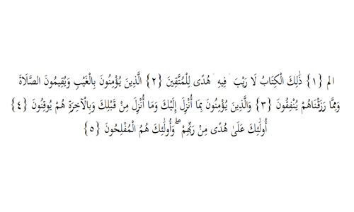 Detail Surat Al Baqarah Ayat 5 Nomer 31