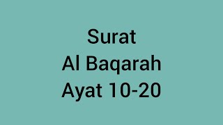 Detail Surat Al Baqarah Ayat 6 Sampai 10 Nomer 34