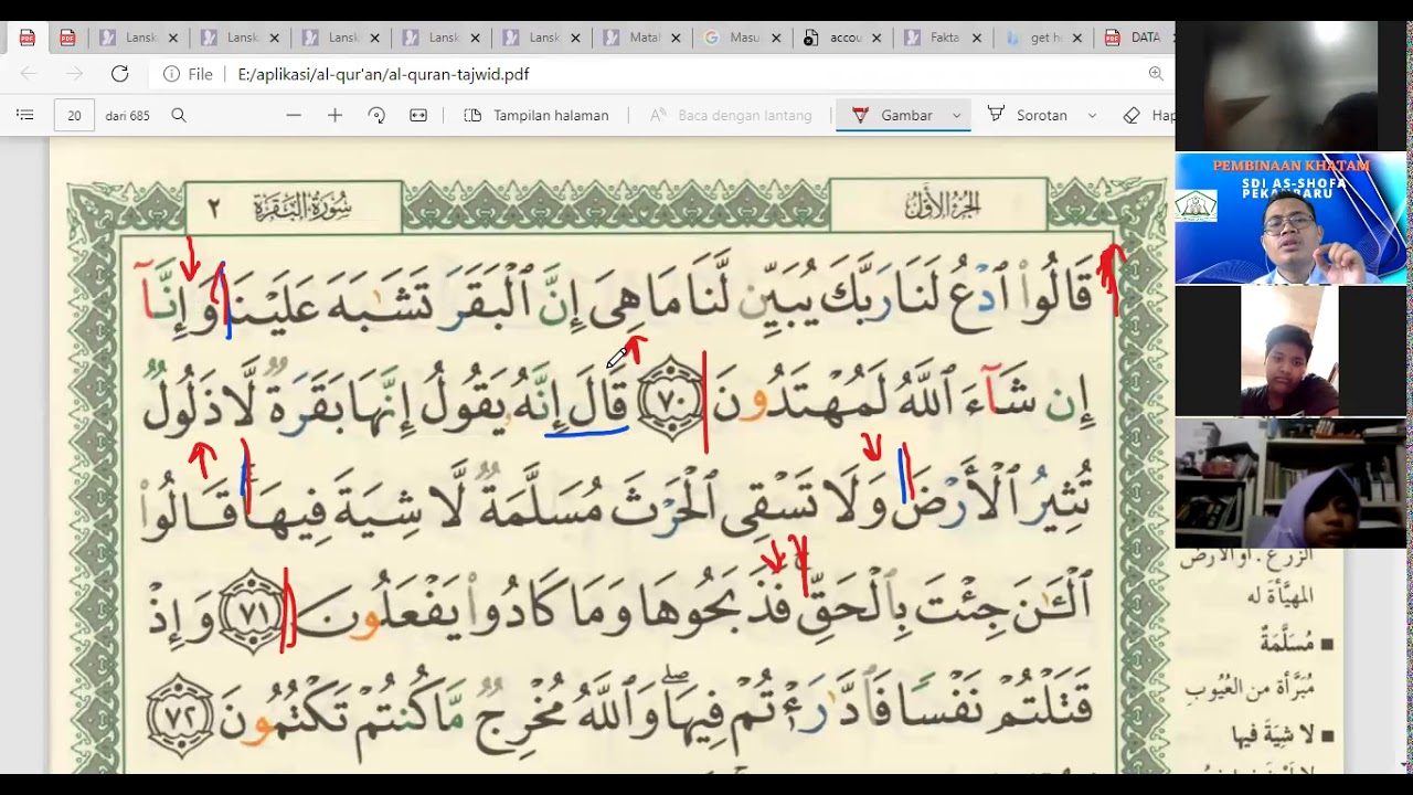 Detail Surat Al Baqarah Ayat 70 Nomer 21