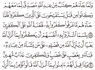 Detail Surat Al Baqarah Ayat 89 Nomer 8