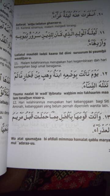 Detail Surat Al Barzanji Dan Terjemah Latin Nomer 29