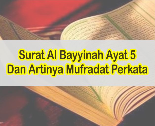 Detail Surat Al Bayyinah Ayat 1 8 Latin Nomer 24