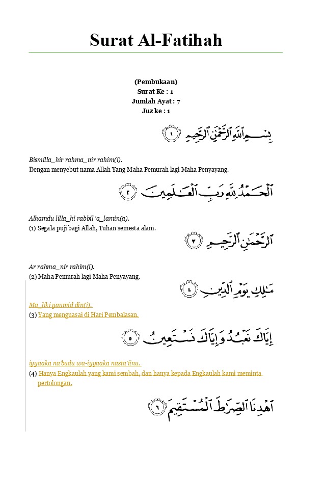 Detail Surat Al Bayyinah Latin Saja Nomer 17