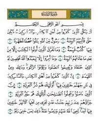 Detail Surat Al Bayyinah Lengkap Nomer 10